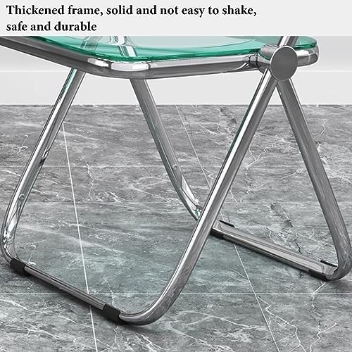 Set Di 6 Sedie Pieghevoli In Acrilico - Portatili, Leggere, Per Interno Ed Esterno (Carico 136 Kg)