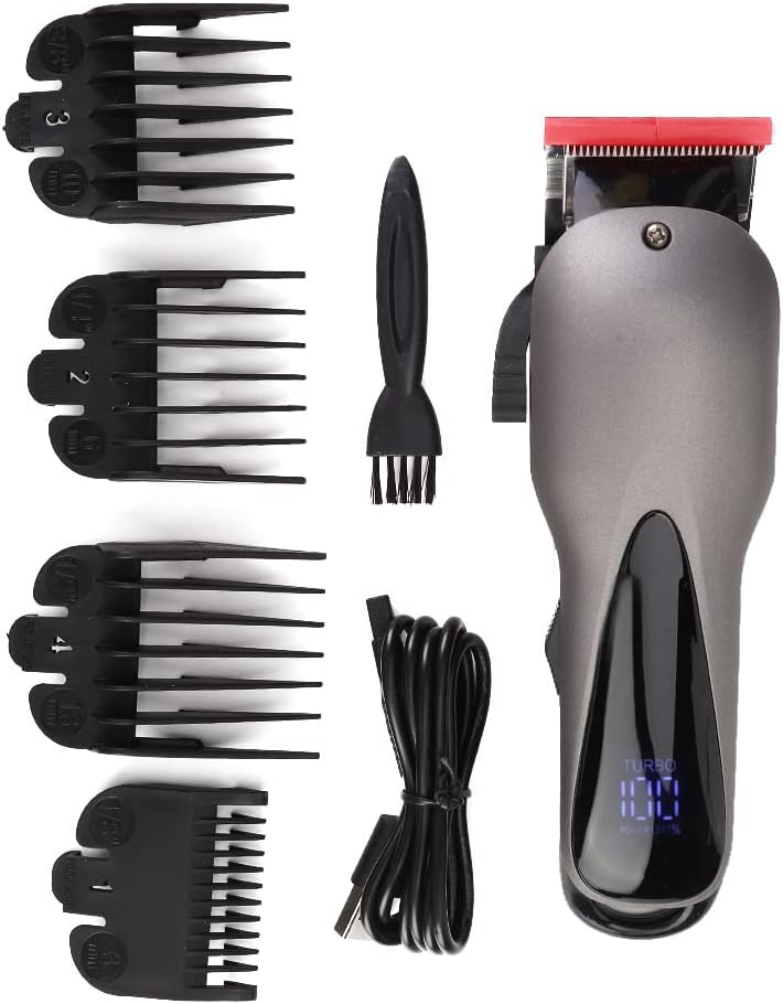 LED Adjustable Hair Trimmer Electric Barber Hair Cutter Hair Clipper Haircut Machine