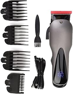 Qkiss LED Adjustable Hair Trimmer Electric Barber Hair Cutter Hair Clipper Haircut Machine
