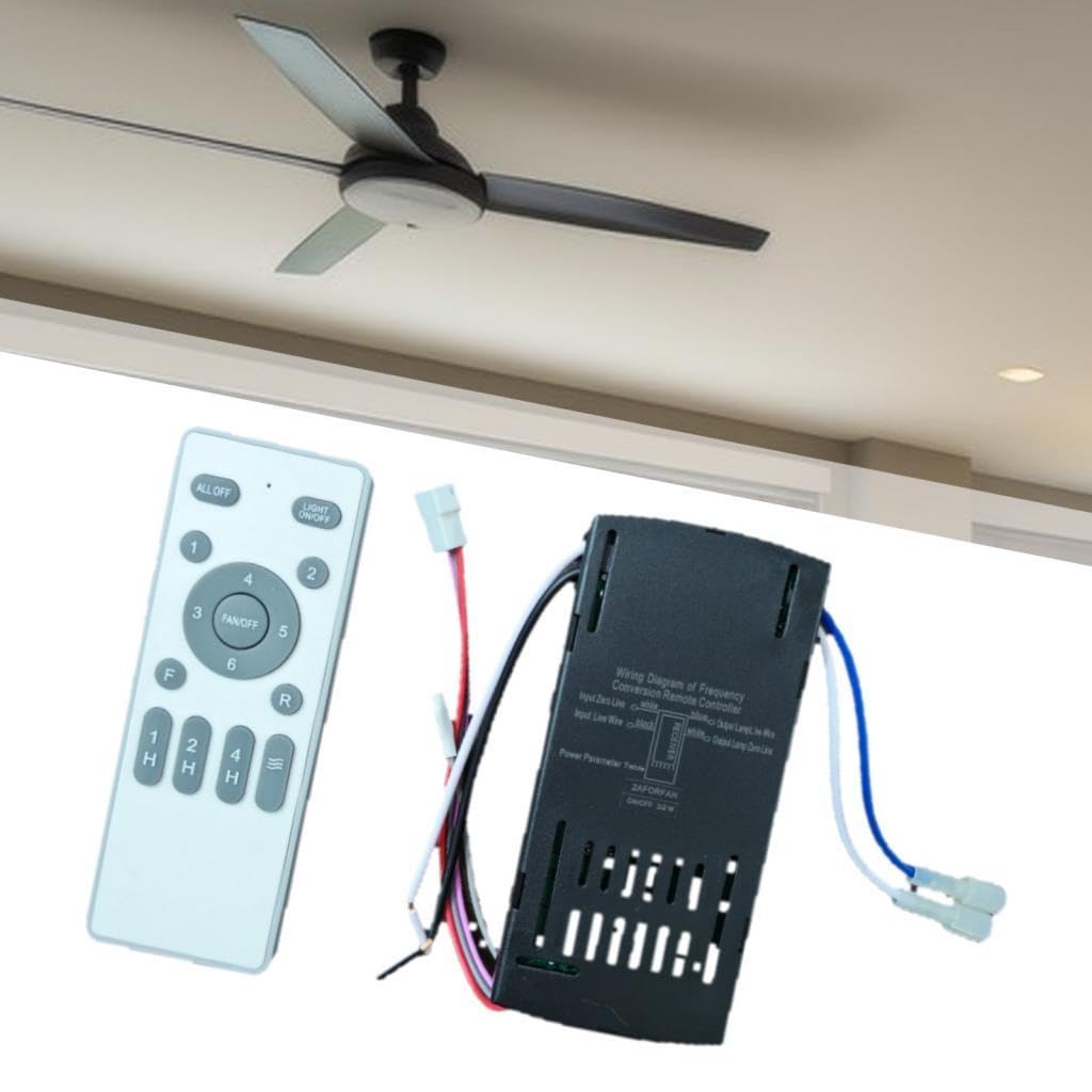 Kit de control remoto y receptor para ventilador de techo, controlador, interruptor y receptor para el hogar.