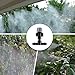 Qilampe Drip Irrigation Kit Misting System,50ft 1/4'' Tubing Watering Kit Automatic Blank Distribution Misting System Tubing Hose with 10pcs Plastic Mist Nozzle Sprinkler for Garden Outdoor Patio