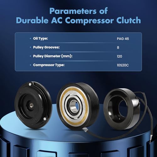 Image of ECCPP A /C Compressor Clutch 2010-2019 Fit for Toyota Tundra 4.6L AC Clutch
