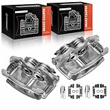 A-Premium Rear Dual Piston Disc Brake Caliper with Bracket Compatible with Cadillac, Chevy & GMC Models...