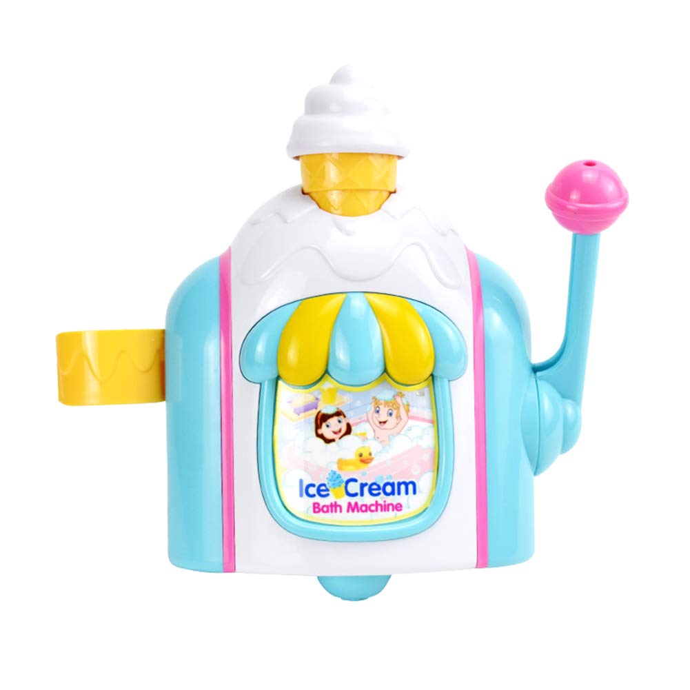 Bath Bubble Ice Cream Maker - Bath Ice Cream Foam Maker, Bubble IceCreams MakerBathToy, Bathtub IceReam Bathing Toy For 3-6 Years Old Boys Girls Home Bathroom Tub Shower Room (Rainbow)