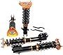 Coilover Suspensions Shock Struts Kits Assembly SCITOO Full Set Shocks Struts Kits Fit for 1993 94 95 96 97 98 99 00 2001 for Subaru Impreza