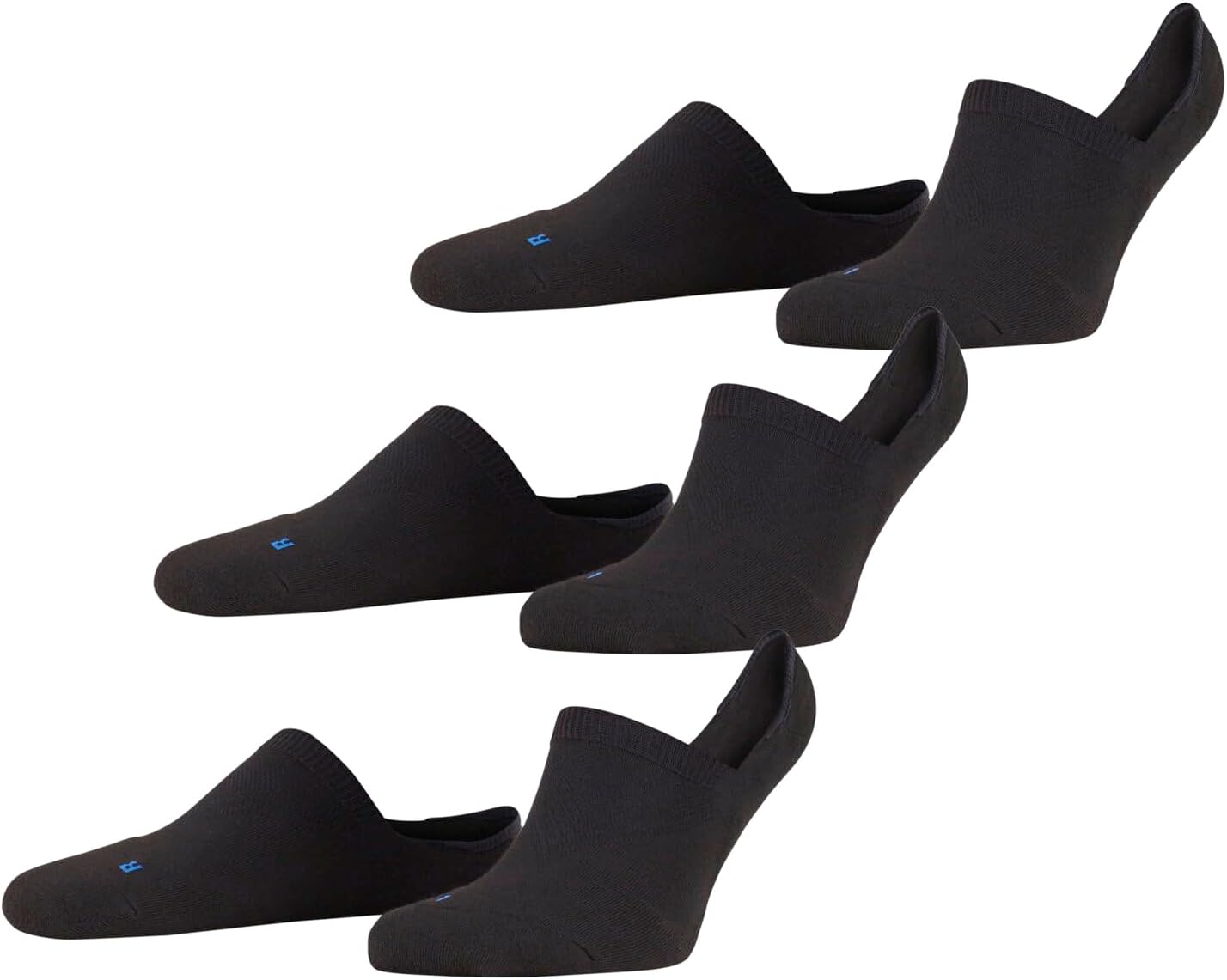 FALKE mens Cool Kick Invisible Multipack U in Morbidi Traspiranti Asciugatura Rapida Invisibili Tinta Unita