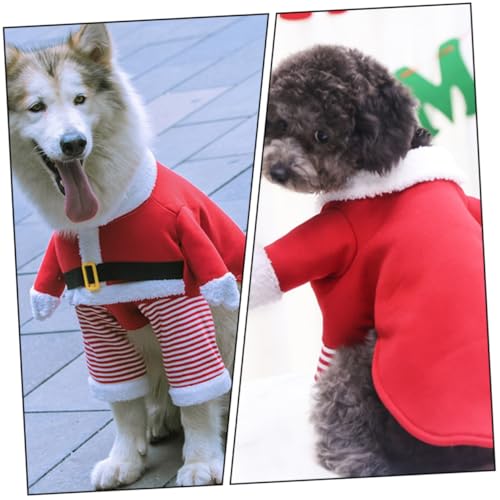 Disfraz de Santa Claus para Perros y Gatos XL miniatura 3