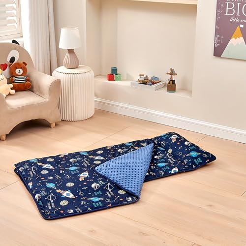 Colchoneta de siesta infantil con almohada 42x21 antideslizante 2