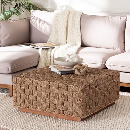 bali & pari Karina Bohemian Natural Seagrass Coffee Table