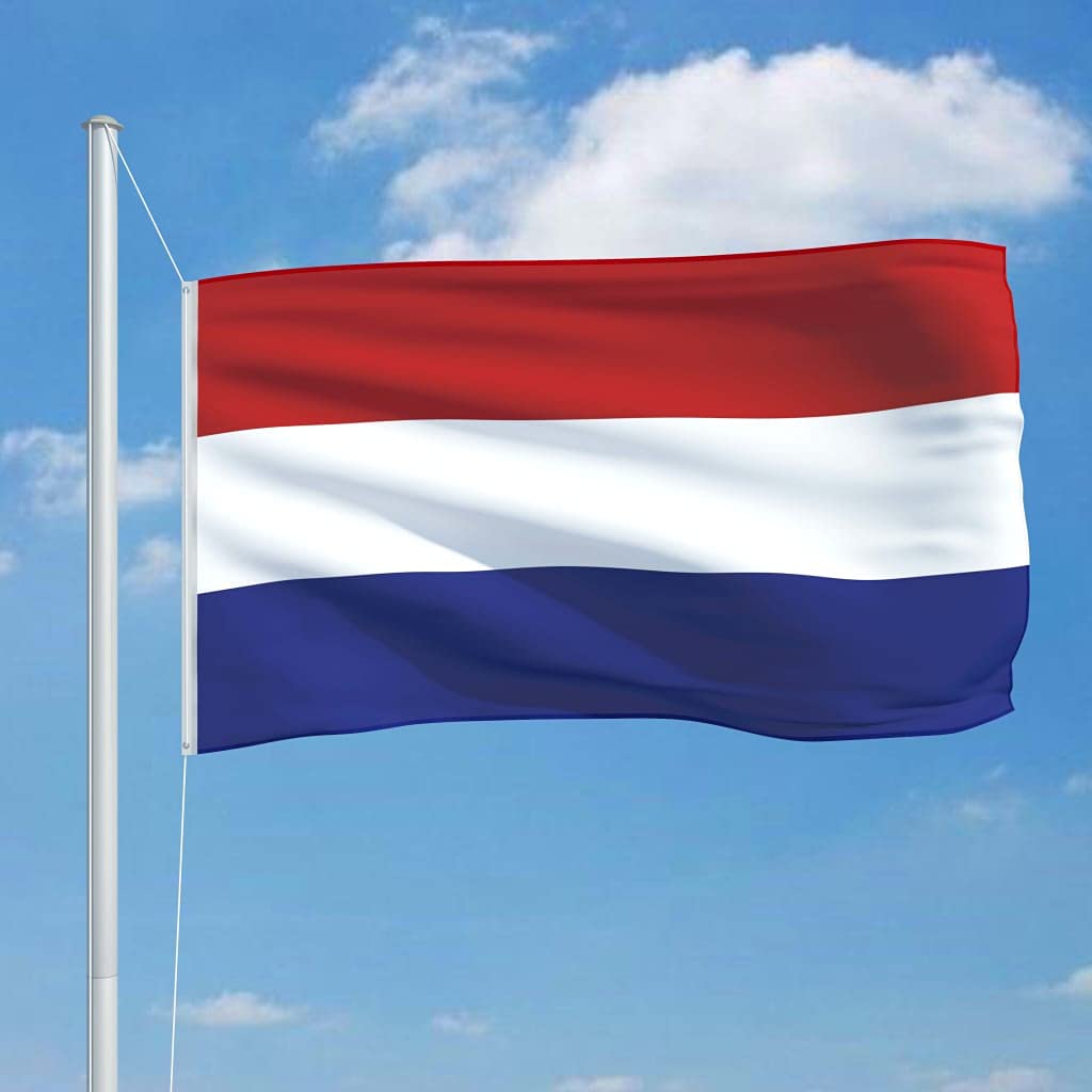 Bandera de los Países Bajos 90 x 150 cm de 100% poliéster con ojales de latón para jardín, balcón, terraza, exterior, fiesta, festival, club, artículo para fans