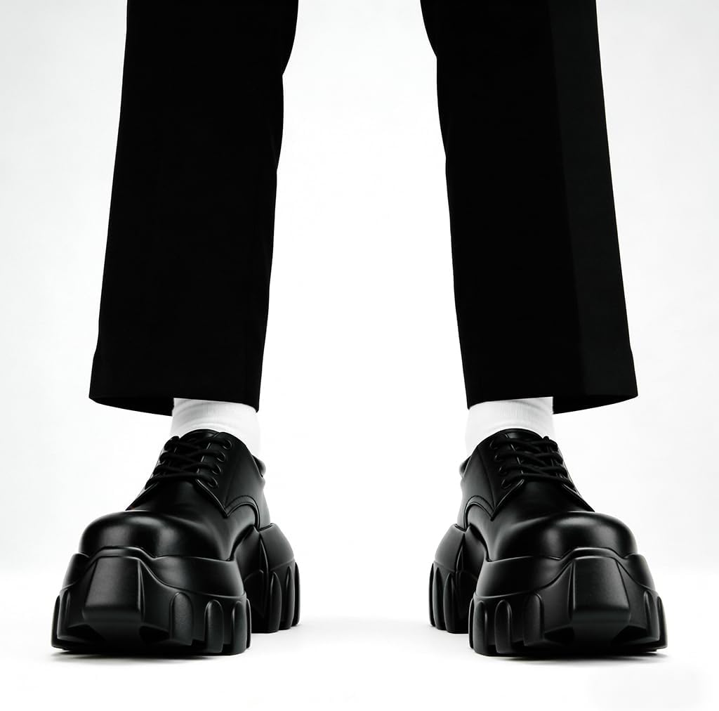 Men's Casual Dress Shoes Retro Business Lace Up Oxford Shoes Classic for Men