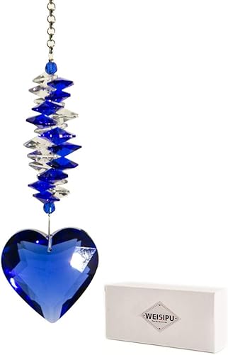 Miniatura 9 de WEISIPU Atrapasoles Decoración Ventana  Colgante de prisma de bola de cristal de corazón para mamá, atrapa el sol colgante para ventana, decoración