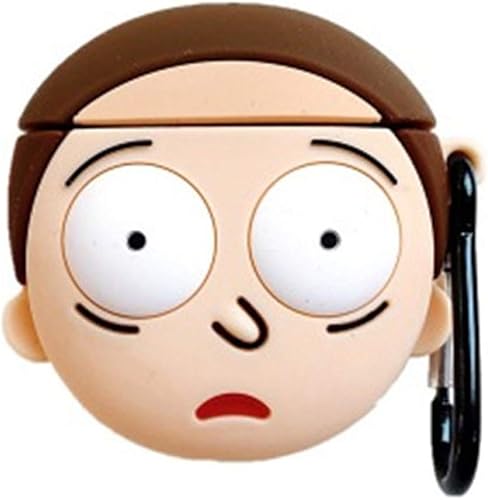 ZOSTLAND Funda para auriculares inalámbricos, anime Beth Science Grandfather gruesa, suave, portátil, de silicona, a prueba de golpes, caja de