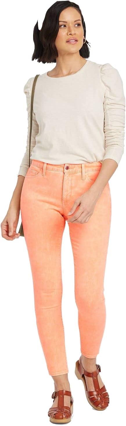 Universal Thread Women's High-Rise Skinny Jeans Orange 4/27R - Image 3