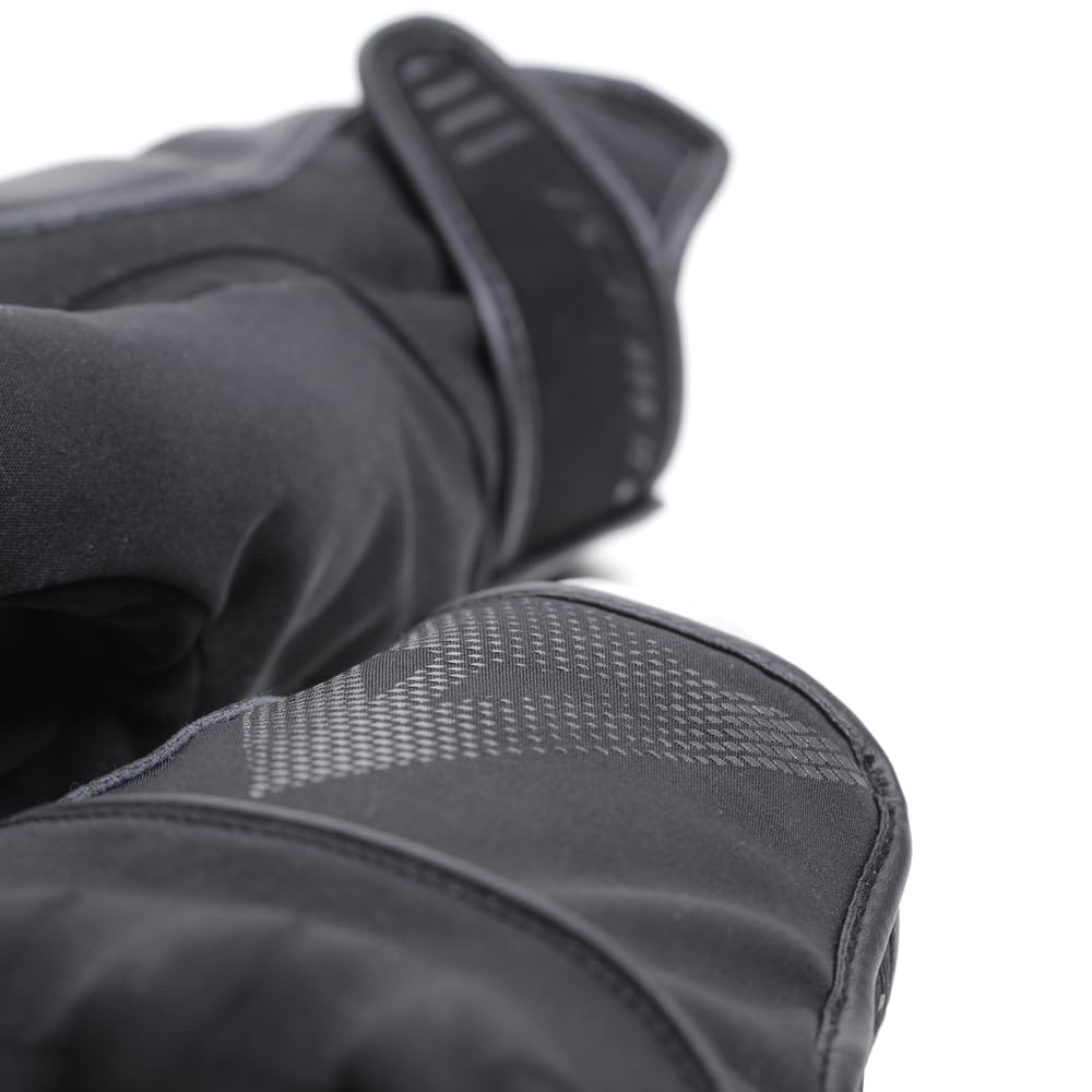 Dainese - Udine WP Gloves, Guantes de Moto de Invierno Impermeables D-Dry con Protección en los Nudillos, Pantalla Táctil y Limpiador de Visera