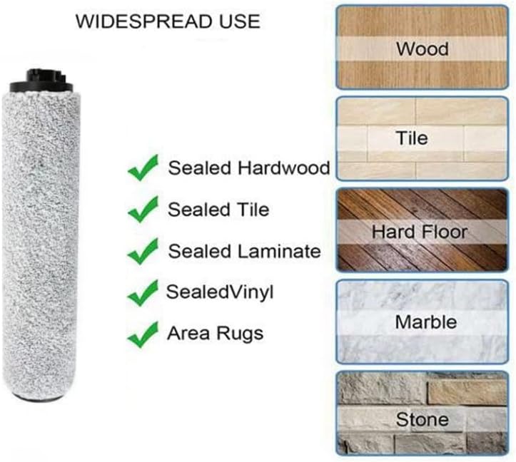 Miniatura 2 de Juego de filtros de rodillo de cepillo de repuesto para filtros de vacío Bissell HF3 3649A compatibles con aspiradora Bissell HF3 Crosswave (2