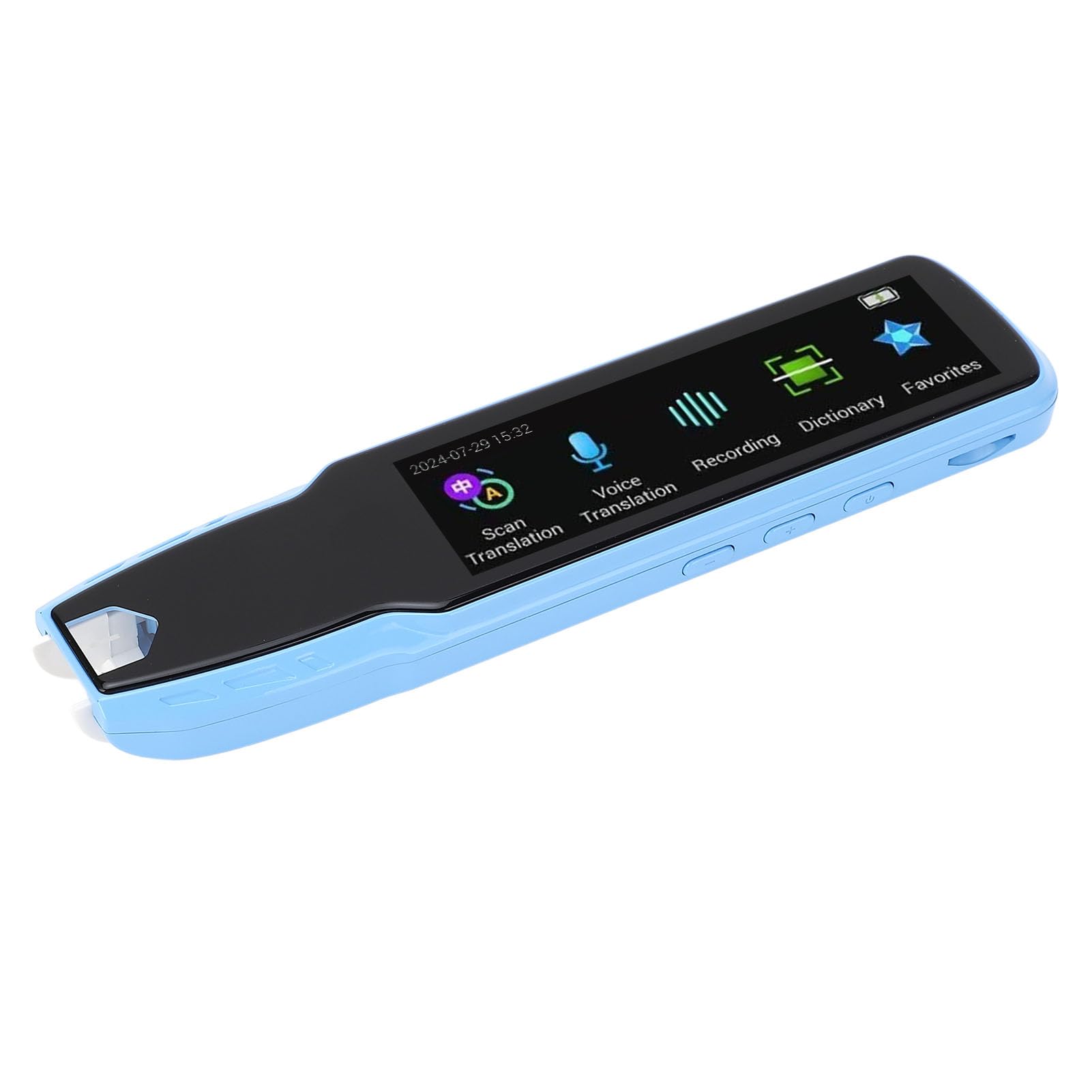 Jeffergarden Penna di Traduzione Penna Portatile per Traduttore Linguistico con Scansione di Online Offline Traduzione 1050mAh Funzione di Registrazione per Studenti Viaggiatori Che Leggono Libri di