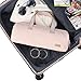 NISHEL Hair Tools Travel Carrying Bag, Portable Hair Air Wrap Dryer Case, Hair Dryer/Curling Iron/Airstraight Attachment Organizer, Pink