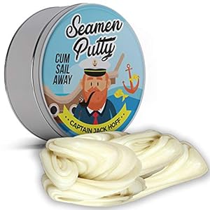 Seamen Stress Relief Putty – Funny Fidget Putty for Men – Tension Relief Formula – Glow in The Dark – Captain Jack Hoffs