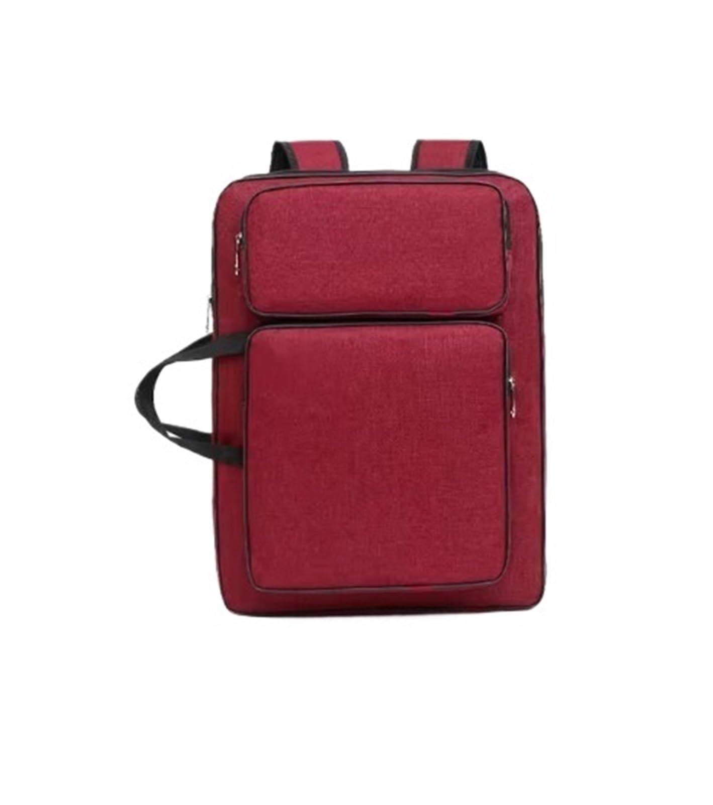 Portafolio de artista, Estuche de cartera arte multicolor for dibujar y pintar con bolso hombro(Red)