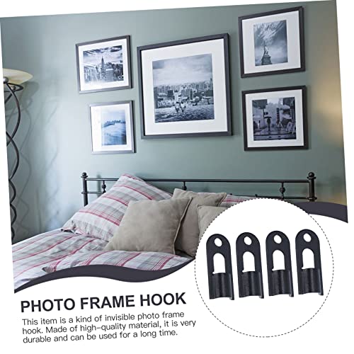 Image of 24Pcs Thickened Picture Frame Hooks Durable and Easy to Install Hanging Hardware for Pictures Photos and Artwork Kitchen Living Bedroom and Bathroom