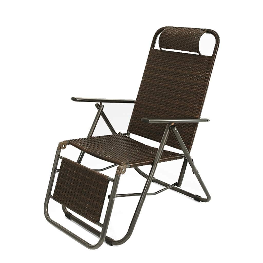 Chaise longue pliable zéro gravité 53cm | Transat de jardin et plage XL