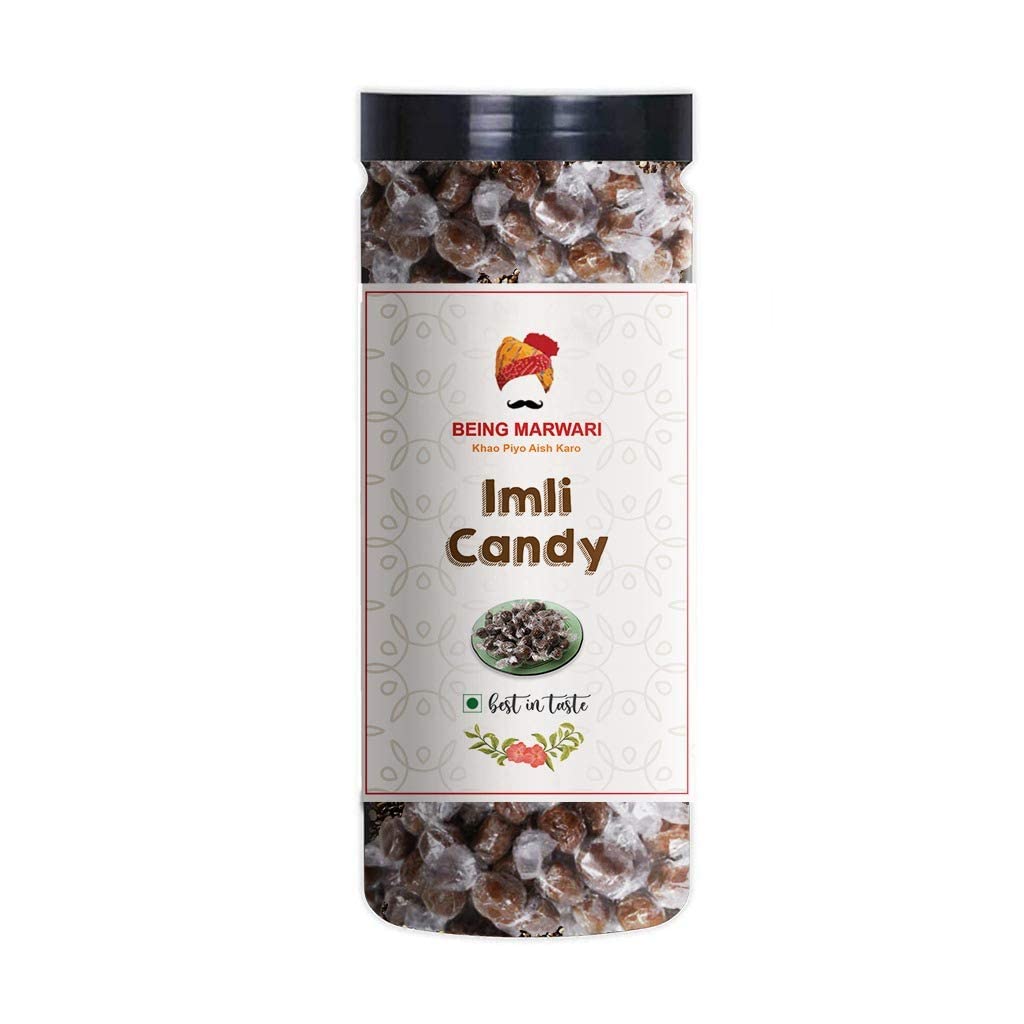 Being Marwari Imli Candy, Khatti, Methi Imli, Tamarind Twist Candy (Jar Pack) - 600g