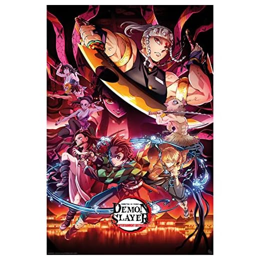 GB Eye - Póster DEMON SLAYER Barrio des Plairs (91,5 x 61 cm)