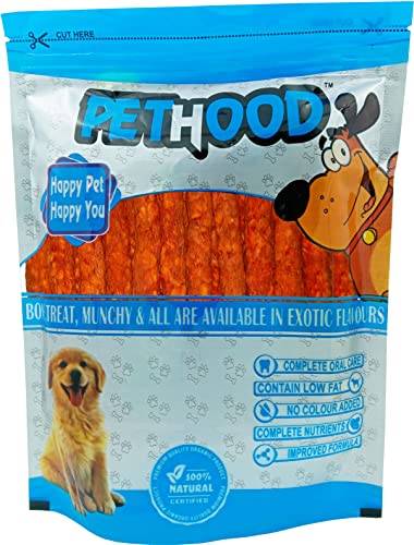 Image of Lamb Flavour Dog Munchy Sticks - 450g | Healthy Dog Treats & Chews for All Breeds | High Protein, Low Fat | Long-Lasting Treats for Dogs of All Ages
