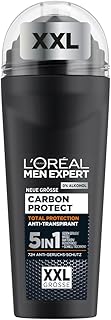 L'Oréal Men Expert XXL 5in1 Deoroller für Männer, Deo Roll-On gegen starken Schweißgeruch, Schwitzen, Achselnässe und weiß...
