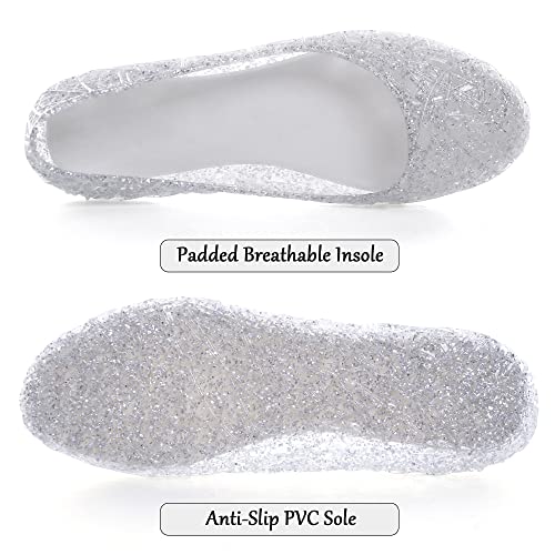 Image of Dear Time Women Flat Heel Summer Beach Jelly Shoes