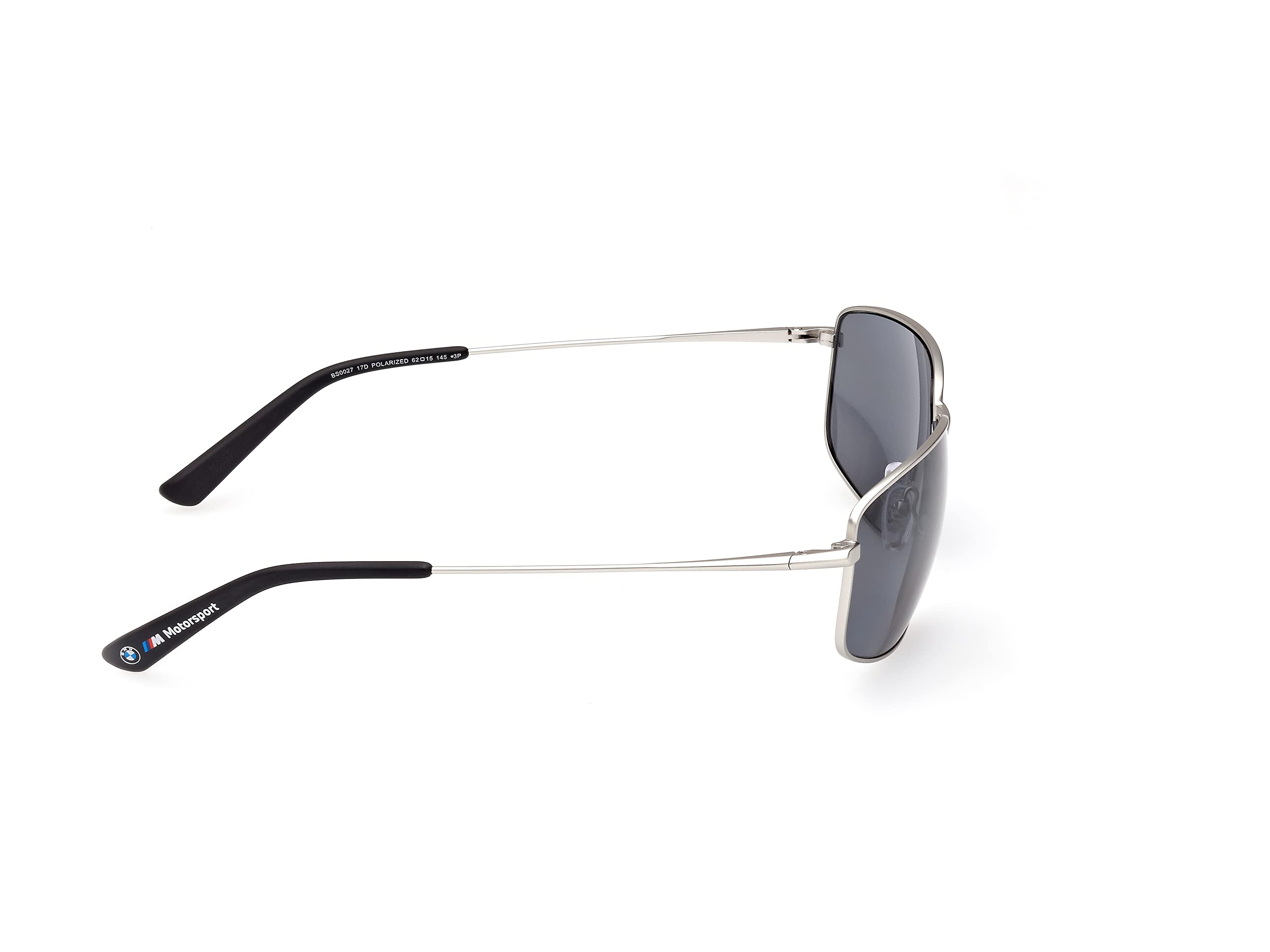BMW MOTORSPORT BS0027 Lunettes de soleil Palladium Mat 62 Homme, Palladium mat, 62 cm