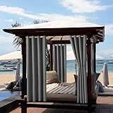 Parfait pour l'intérieur et l'extérieur : ces rideaux à isolation thermique sont la solution parfaite pour ajouter de l'intimité et protéger votre terrasse, terrasse, porche ou espace extérieur des éléments. Parfait pour les pergolas et les tonnelles, le rideau d'intérieur/extérieur solide est équipé d'œillets en acier inoxydable permettant de l'accrocher facilement à une tringle à rideau standard jusqu'à 4,1 cm de diamètre.