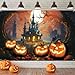 Happy Halloween Banner, Extra Große Halloween Banner, Schwarz Orange Happy Halloween Dekoration, Kürbis Wald Halloween Banner, Halloween Photo Booth Banner Zeichen für Halloween Thema Party Decor Orange günstig Kaufen-Happy Halloween Banner, Extra Große Halloween Banner, Schwarz Orange Happy Halloween Dekoration, Kürbis Wald Halloween Banner, Halloween Photo Booth Banner Zeichen für Halloween Thema Party Decor
