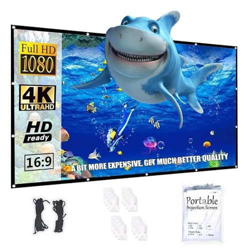 Pantalla para proyector portátil plegable 133 pulg.