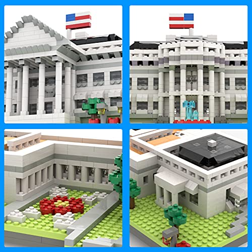 Semky QS008 Micro Mini Blocks White House Famous Landmark Model Set,(3000Pieces) -Building And Architecture Toys Gifts thumb #3