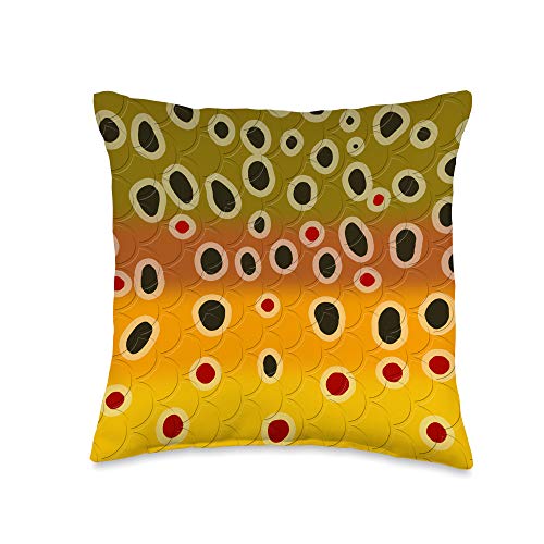 fly fishing throw pillows