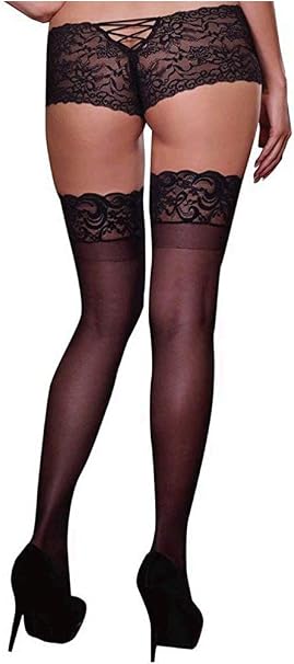 Thigh High Stockings With Stay Up 