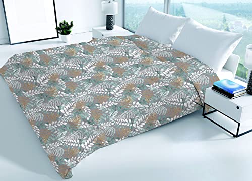 Colcha de piqué para verano primavera de 100% algodón, estampado de hojas individuales, hoja