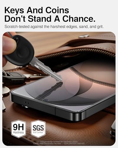 SMARTDEVIL 3 Pack Screen Protector for Samsung Galaxy S26 Plus Ultrasonic Fingerprint Anti-Shatter 9H Tempered Glass Easy Install - image 7