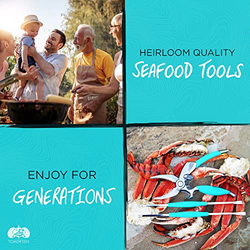 Toadfish Crab & Lobster Seafood Tool Set 2 Shell Crackers With