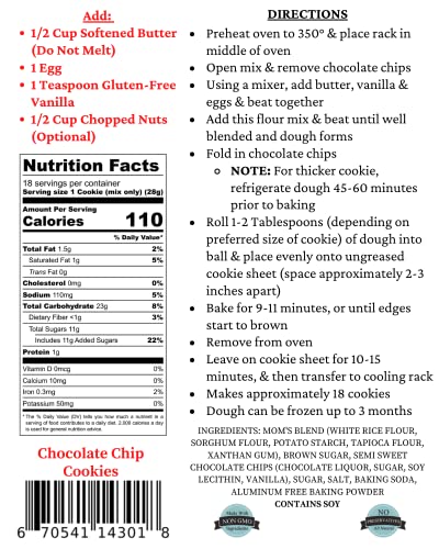 Gluten Free Chocolate Chip Cookies Mix #TOP1