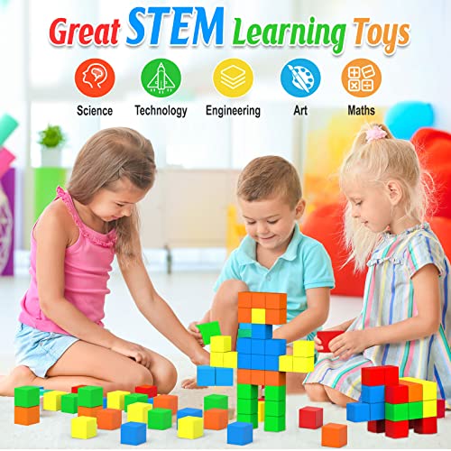 Dolanus Magnetic Blocks For Toddler Toys - Max Magnets Strong Magnetic Building Tiles For Kids, Stem Sensory Cube For Preschool, Gift For Boys Girls Age 3 4 5 6 7 Year Old, 30 Pieces, 1.34 Inch #TOP1