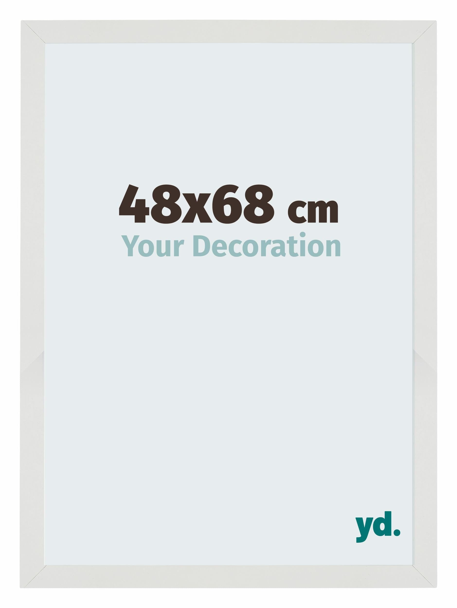 Your Decoration - Puzzle frame 48x68 - White Matte - Puzzle frame 500-1000 Pieces - MDF Photoframe - Mura