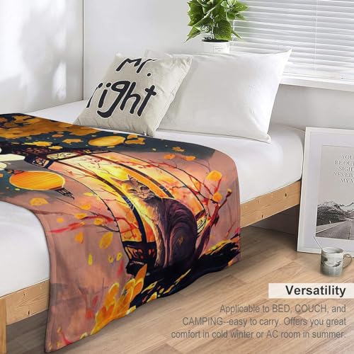 Couverture polaire chat en flannel douillette et lavable en machine - 7