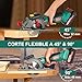 HYCHIKA Cordless Circular Saw, 18V Mini Circular Saw with 4.0Ah Battery, 3 Blades(4-1/2
