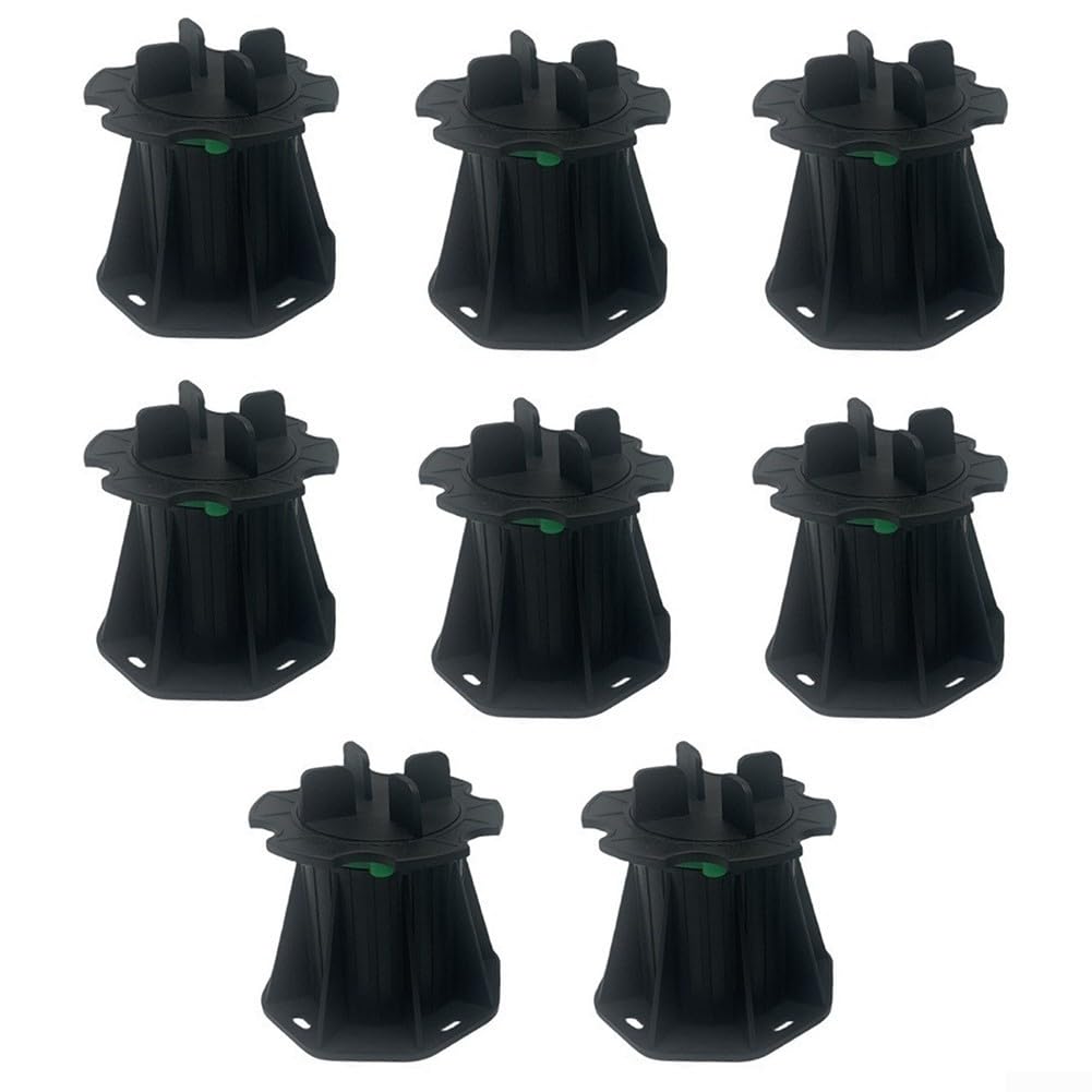 Pedestal regulable con drenaje de 3 mm para nivelación precisa de piedra y terrazas de exterior