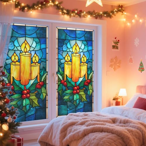 Película estática para ventana muñeco de nieve 17.5×39.7 in miniatura 6