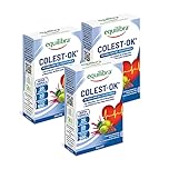 Equilibra Integratori Alimentari, Colest Ok, Integratore con Amaranto, Estratto di Bergamotto Italiano, Monacoline da Riso Rosso Fermentato, per il Metabolismo del Colesterolo, 3 Pezzi da 20 Compresse