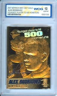 ALEX Gold Card - Alex Rodriguez Homerun